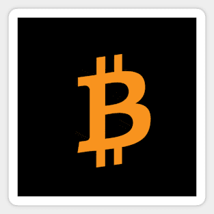 Bitcoin is The Future.  Hodl BTC Blockchain Design Magnet